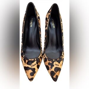 Coach Leopard Print Heels